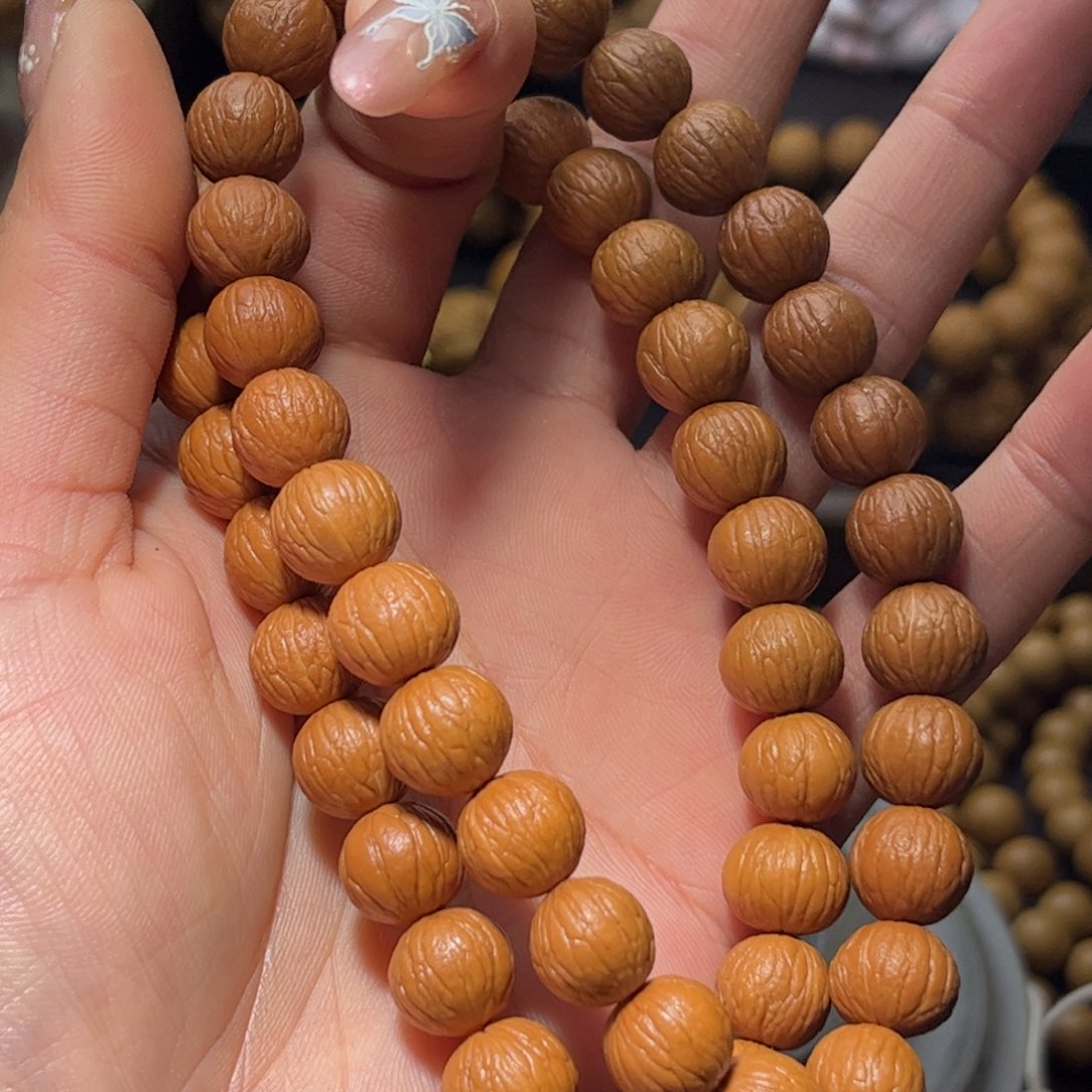 猴头核桃吊坠10+精选凤羽手持全品无瑕无药无修