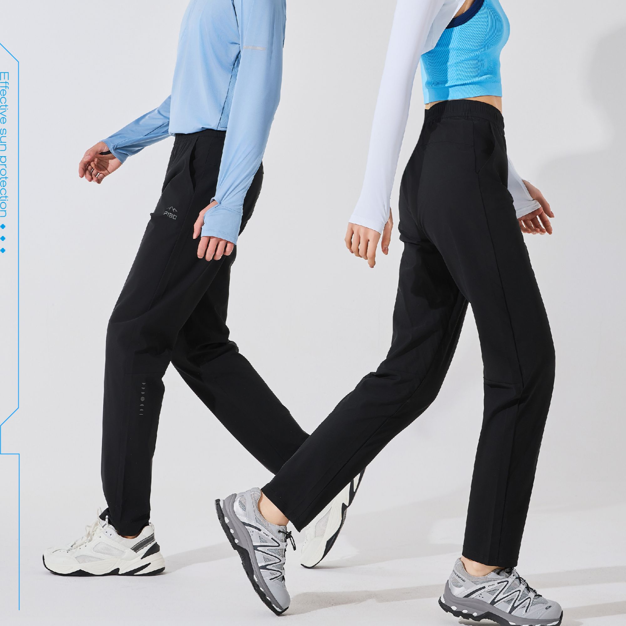 D&Q STUDIO    FY001/FY002 情侣款薄荷冰皮裤防水防污防晒休闲裤