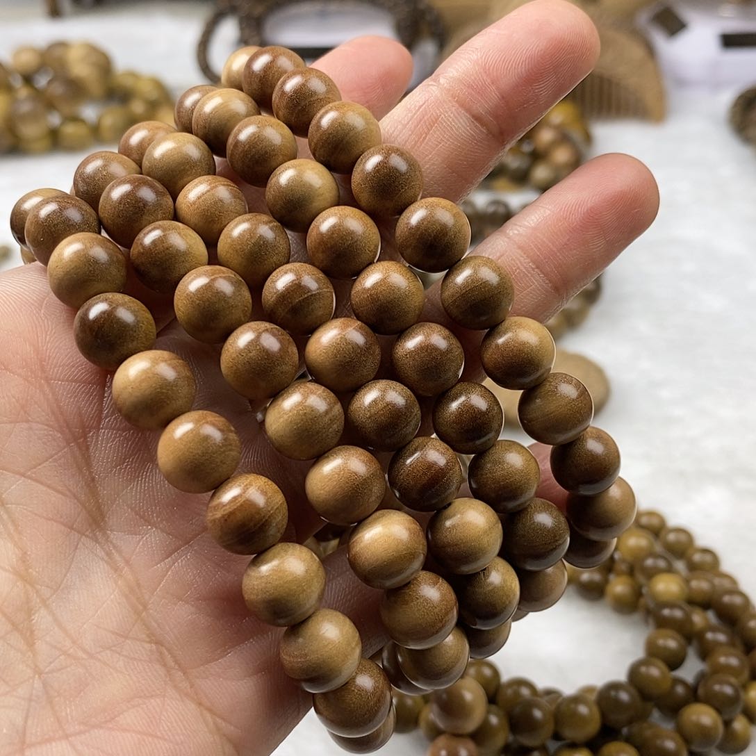 檀香木手串/手链看***花