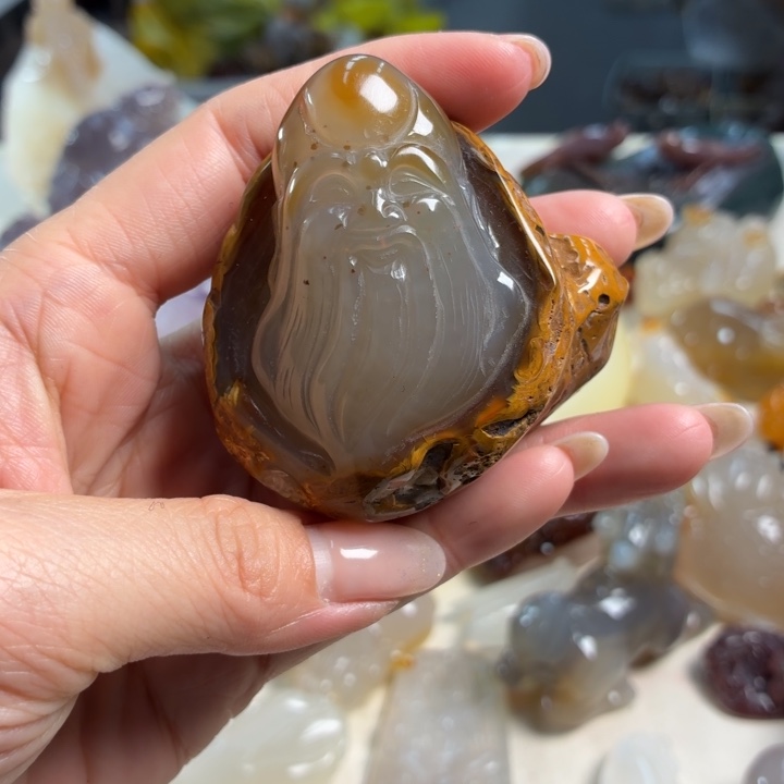 玛瑙/玉髓未镶嵌吊坠(不含链)