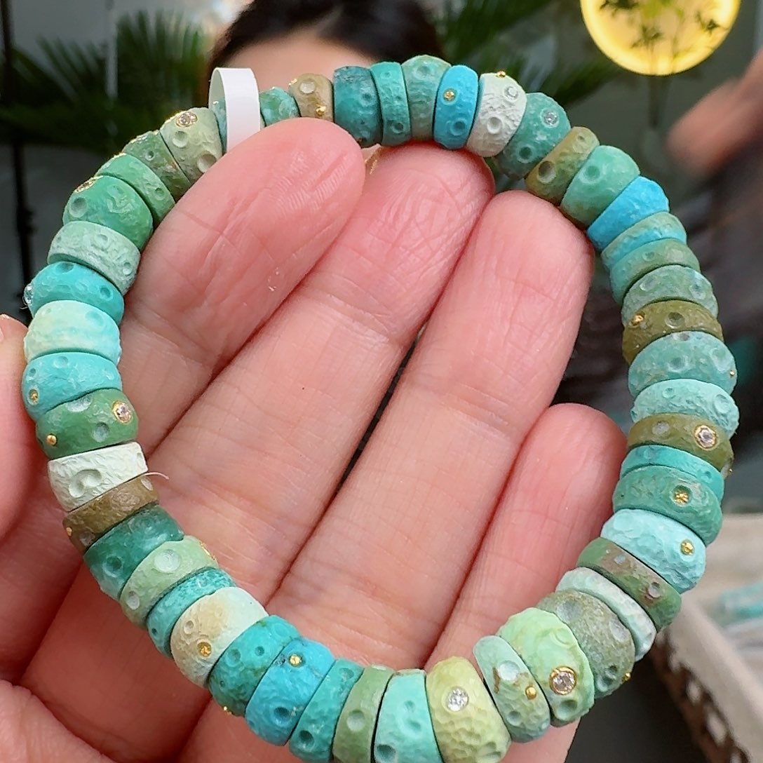 绿松石珠宝奇石未镶嵌