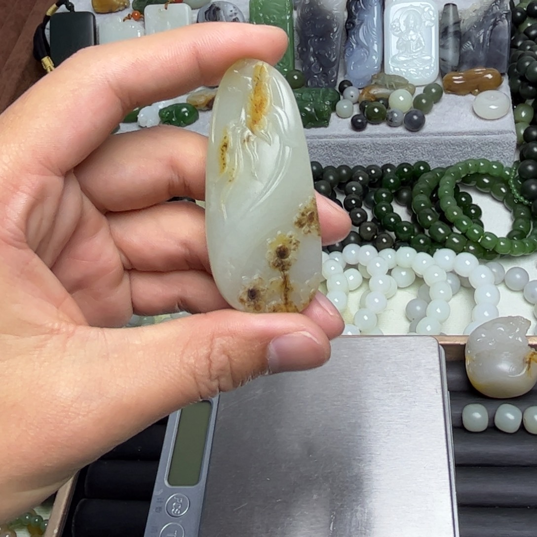 和田玉（子料）未镶嵌颈饰新疆和田籽料
