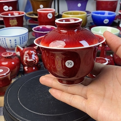 【闪购商品】景德镇名陶雅玩原矿郎红