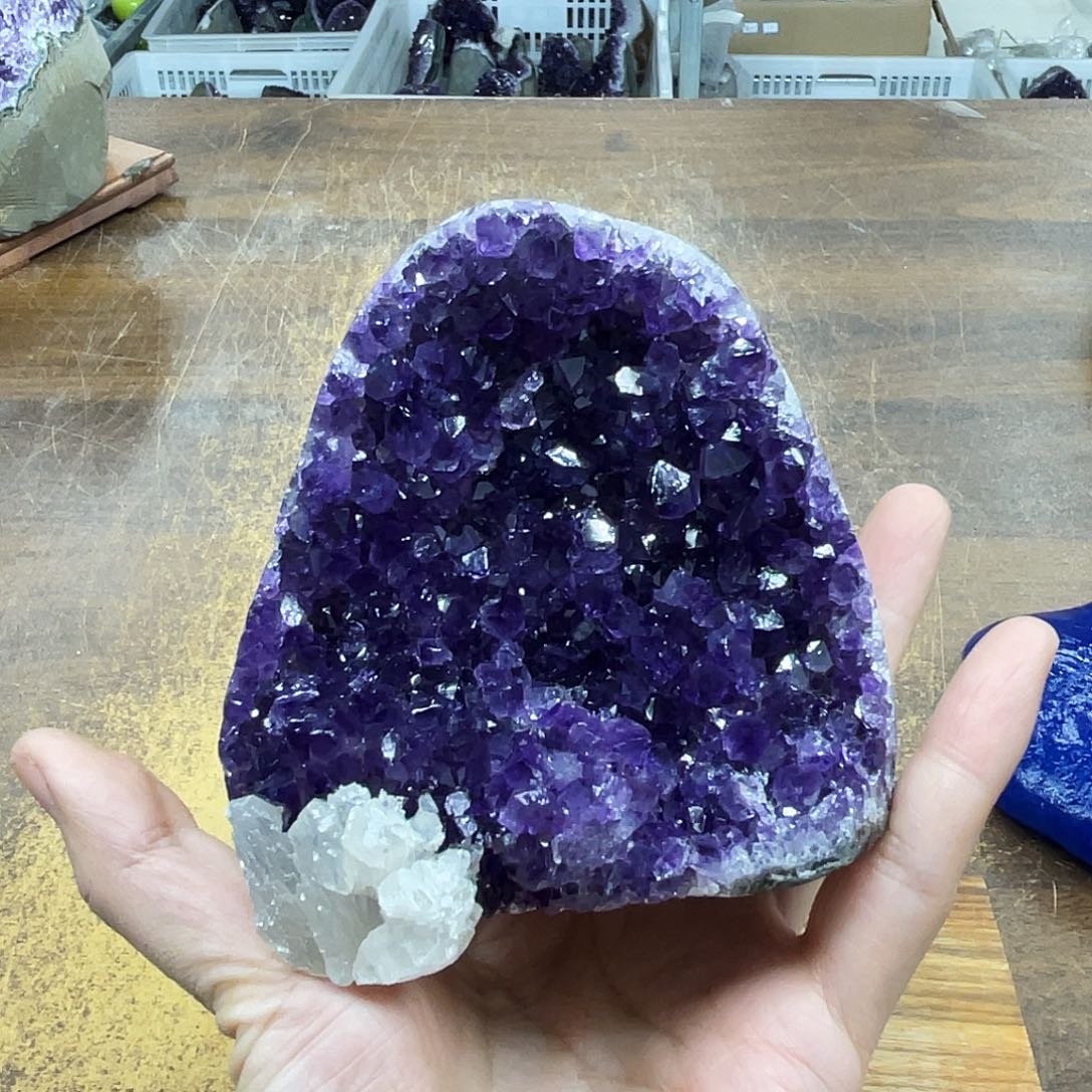 未镶嵌紫晶摆件晶体