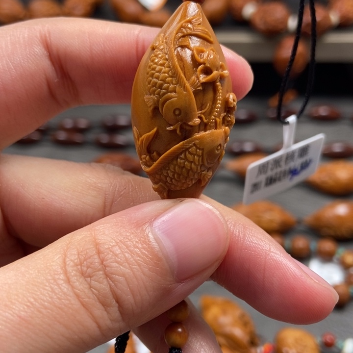 橄榄核手串/手链荷花鱼单子