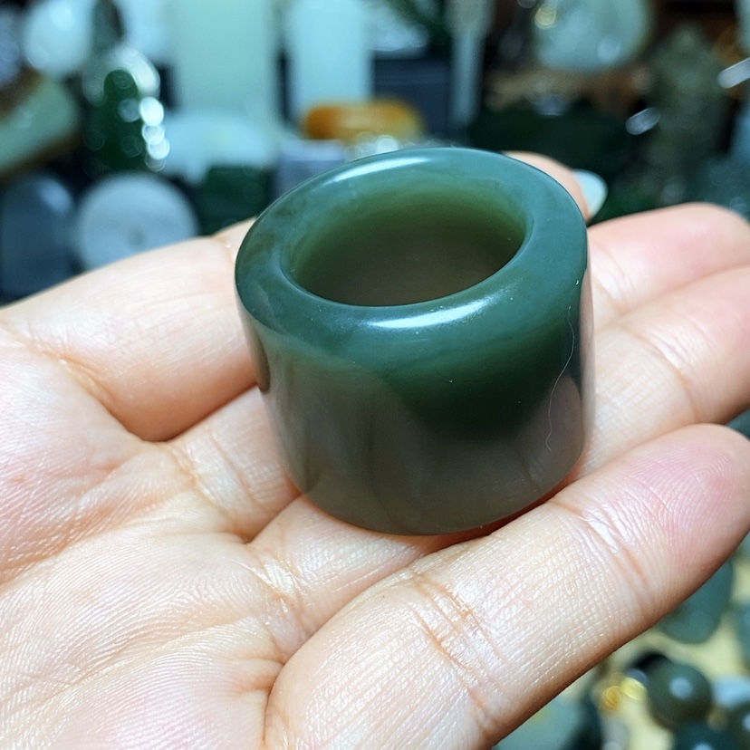【闪购商品】和田玉戒指未镶嵌大****跳