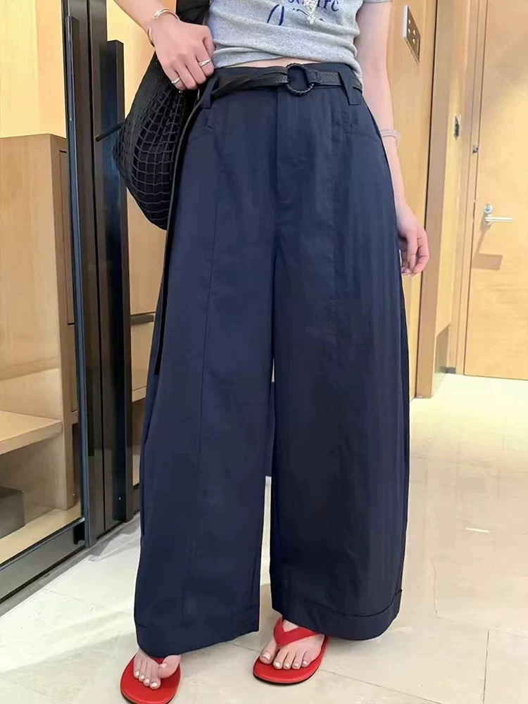 27882欧货高货舒服显翻脚口边休闲裤6018 裤长95起