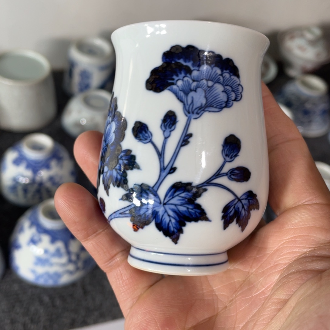 杯子景德镇陶瓷现代手工陶瓷茶具