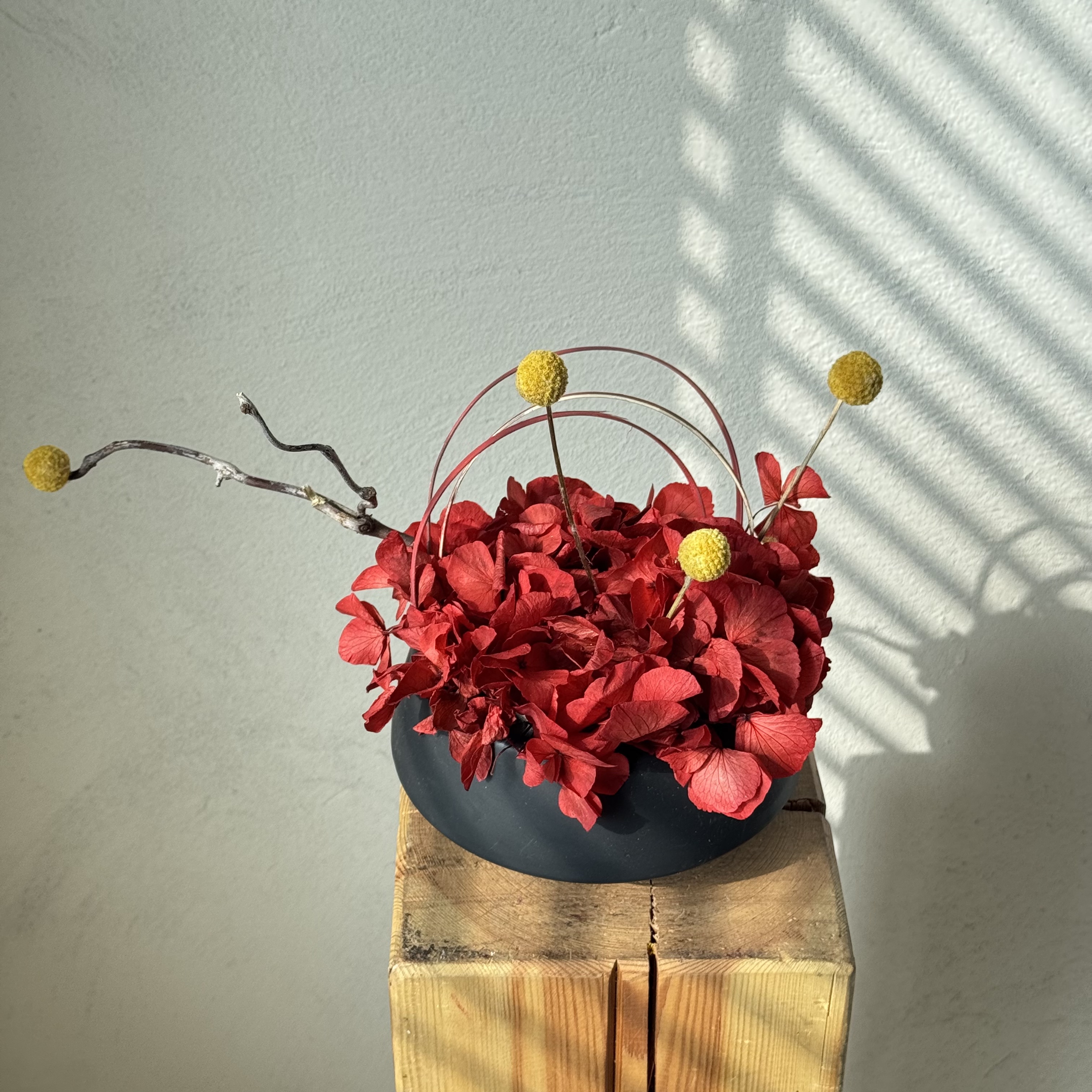 【丹霞映日】高级大气居家永生花摆件增添生活格调