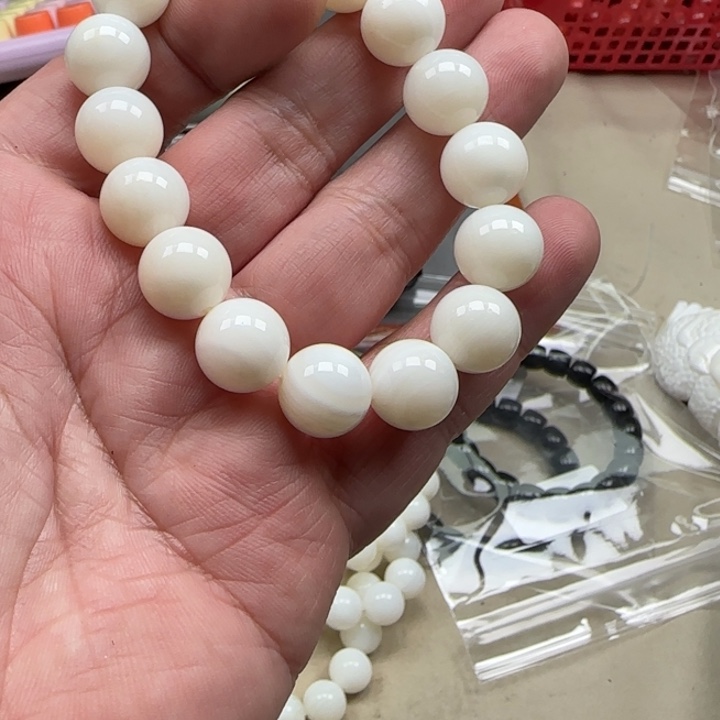 白玉菩提吊坠玉化363