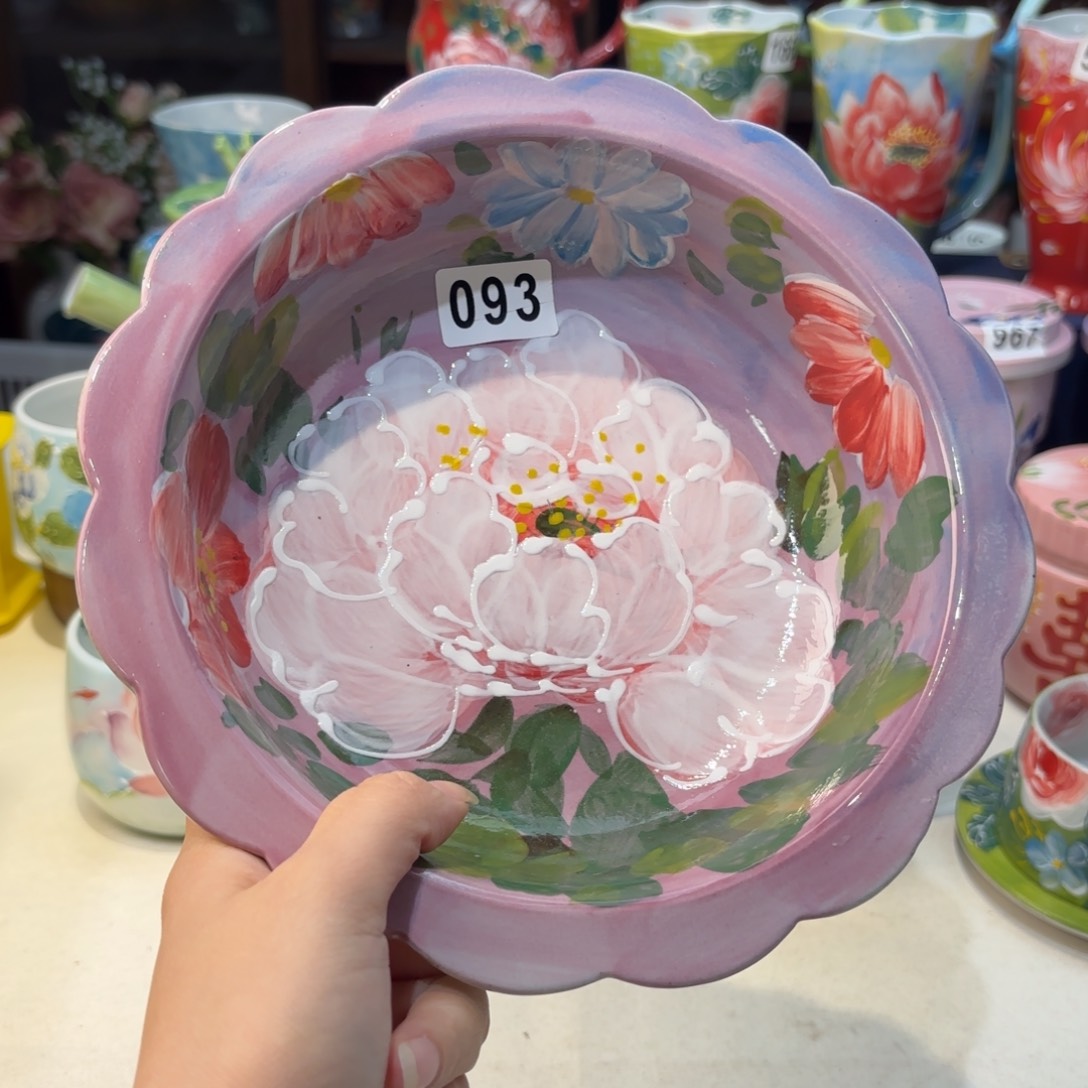 瓷片嗯*景德镇手绘高温釉下彩陶瓷茶具