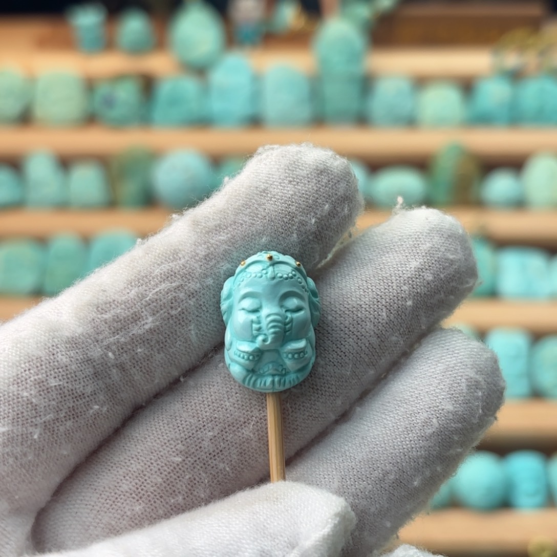 绿松石未镶嵌配饰