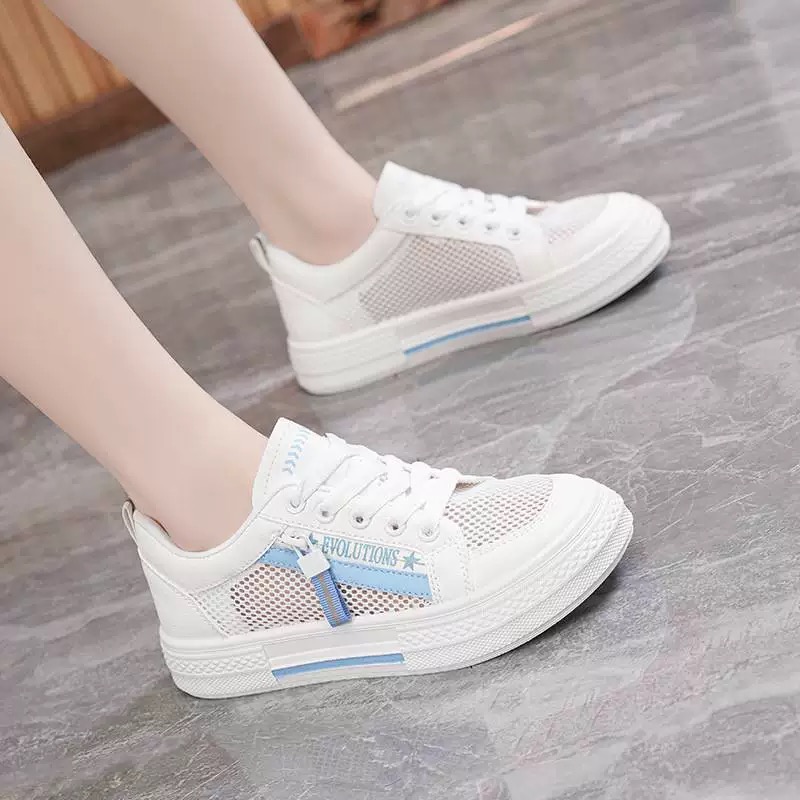 Ou Shi Yuan/欧诗媛秋冬网面百搭学生板鞋小白鞋RF223