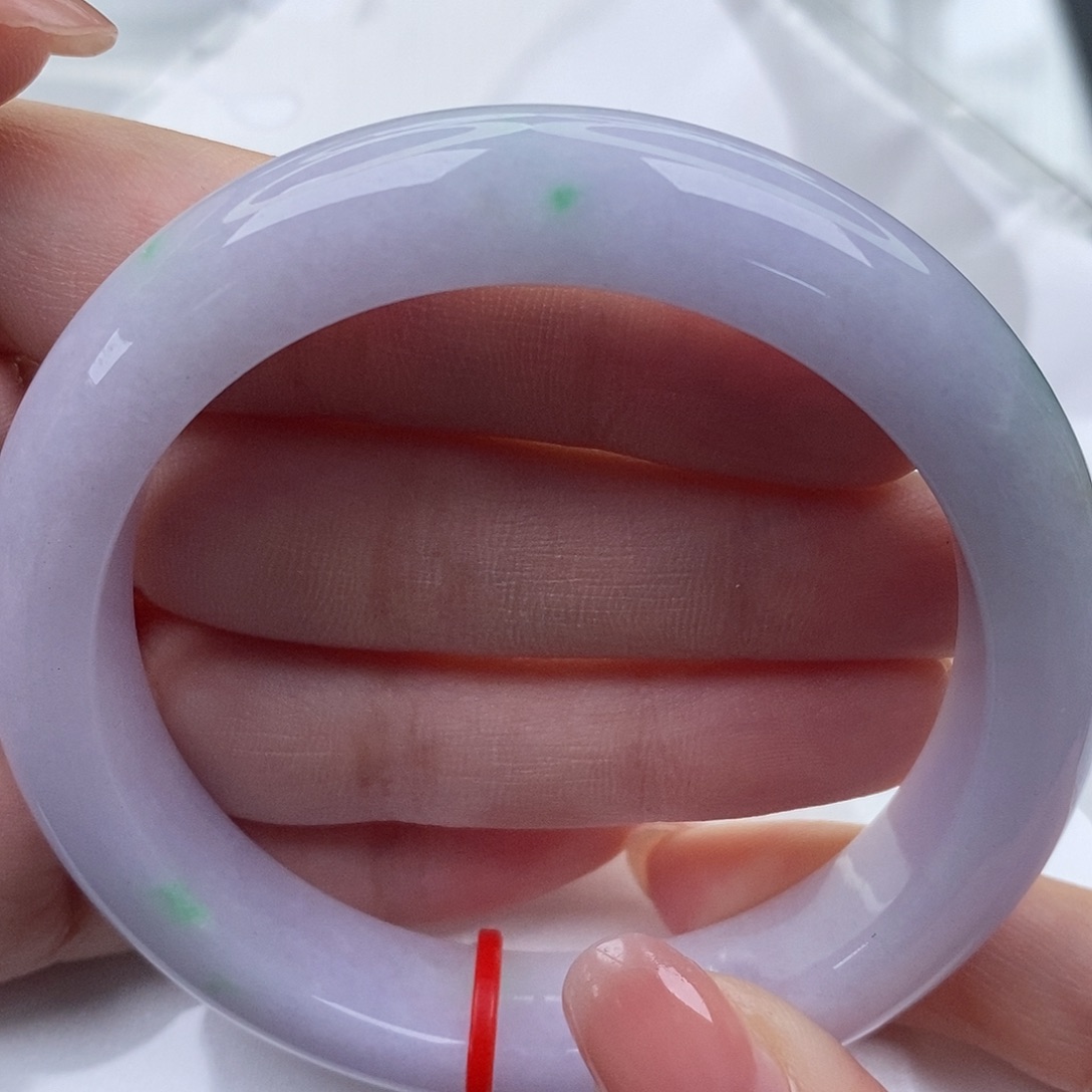 翡翠未镶嵌手镯（圆镯）缅甸天然A货翡翠 57