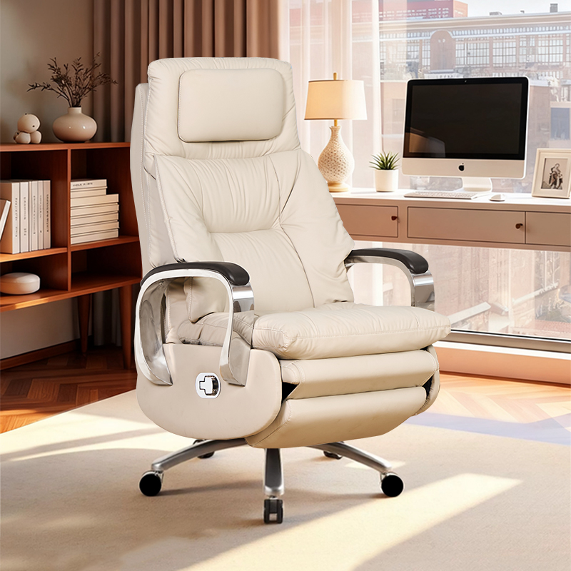 品仪老板椅真皮办公椅舒适家用电脑椅可躺久坐办公室大班椅子商务