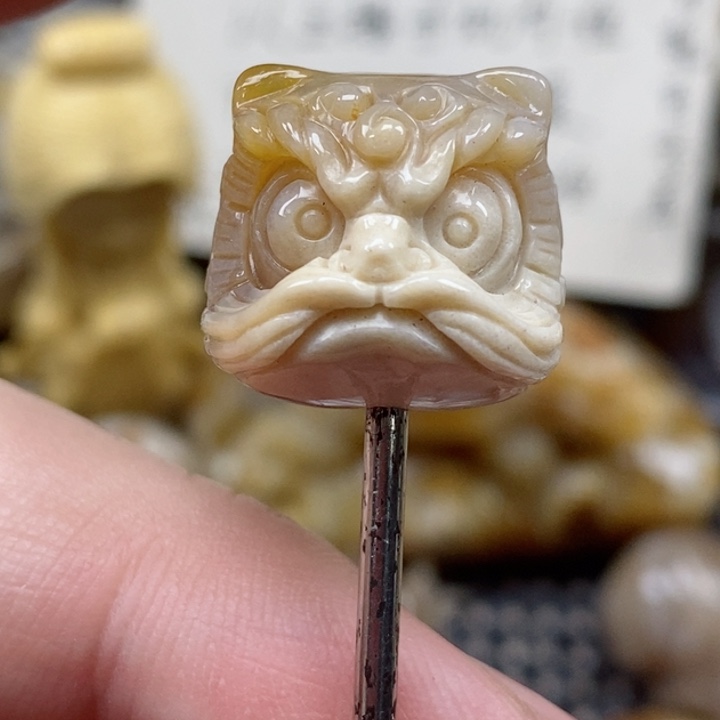 颈饰未镶嵌硅化珊瑚（珊瑚玉）