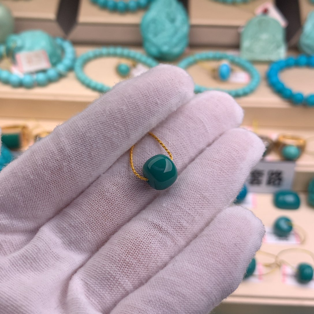 绿松石珠宝奇石未镶嵌海*