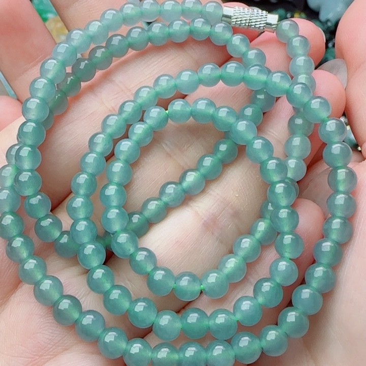 翡翠合金颈饰天然A货29