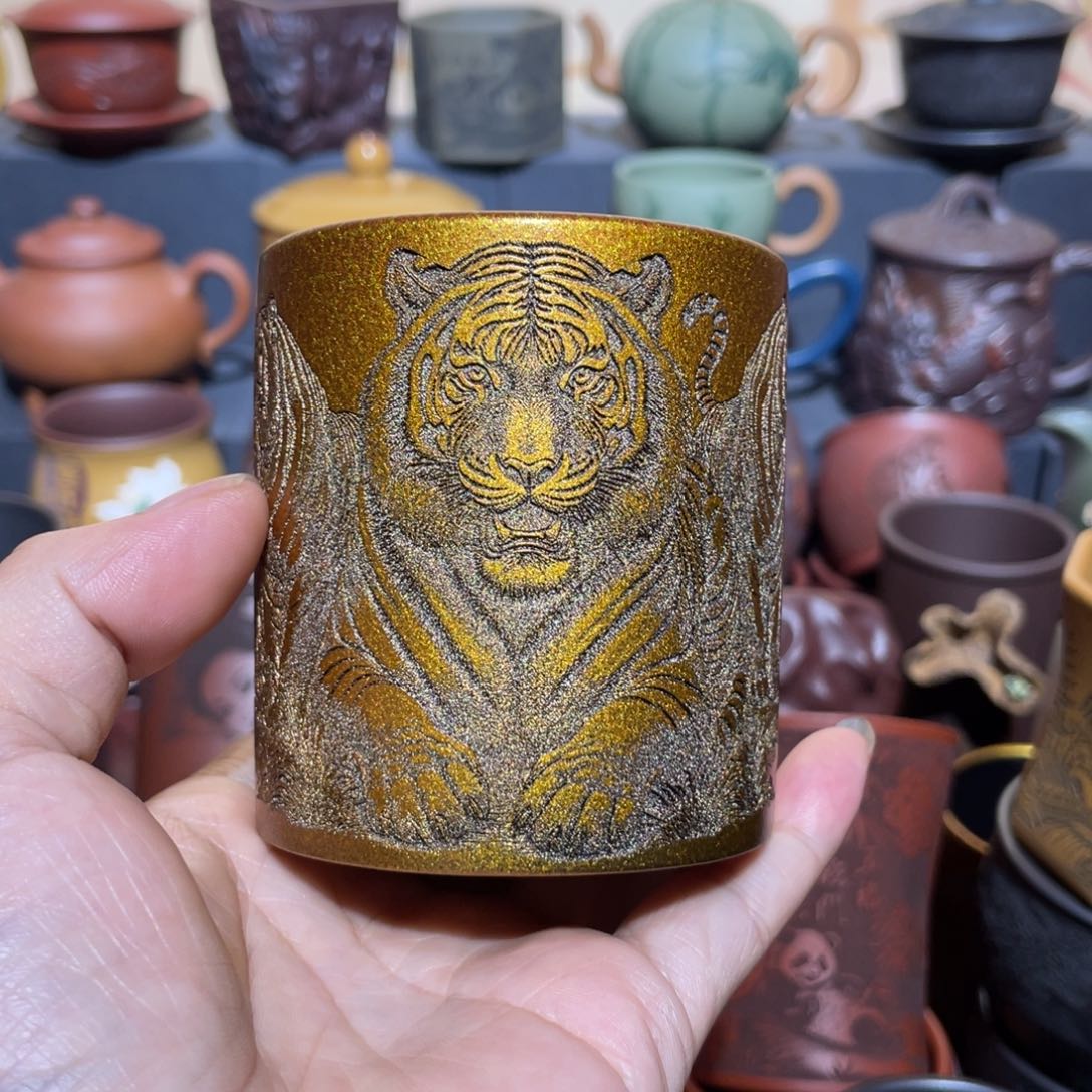 原矿紫砂手工主人杯