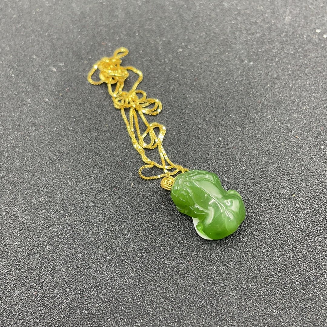 BY0307FPXQ标23 和田玉貔貅挂件