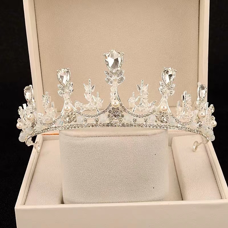 【恩姐定制】夏季 气质公主儿童发饰皇冠配饰女童手工皇冠