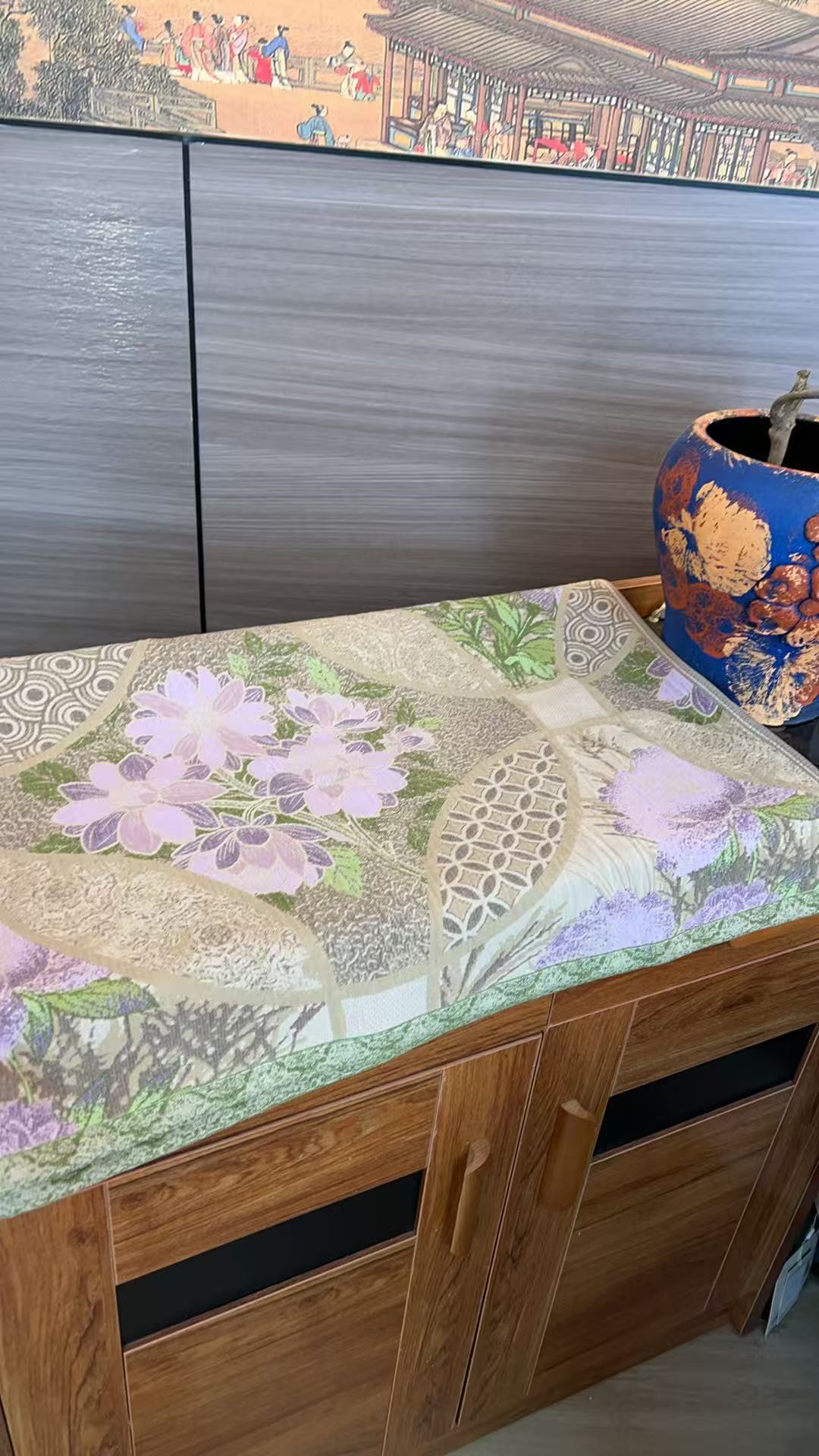 【DADONG·炫美颜坊-金紫】高定枕巾一对装可机洗