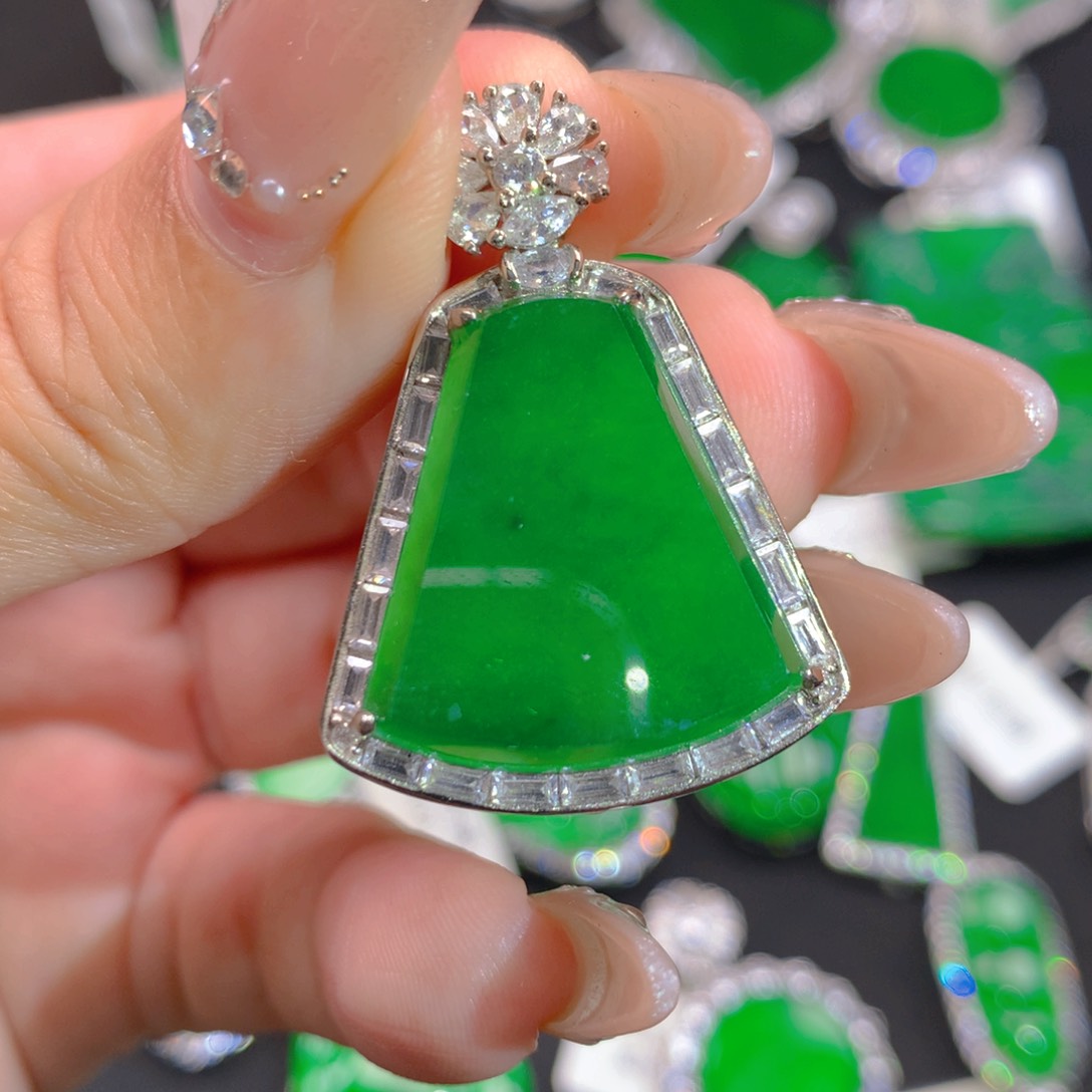 翡翠银S925镶嵌颈饰1111111111