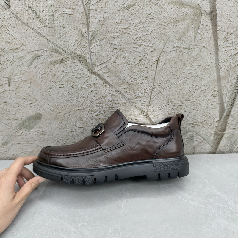 男鞋 ’1396-2豆豆鞋男皮鞋（牛皮）