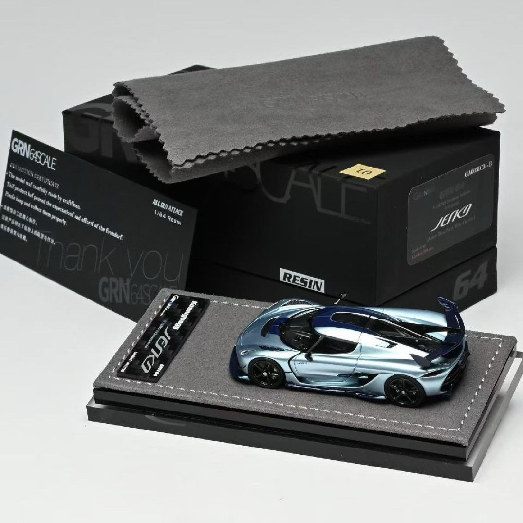 Gryning1:64柯尼赛格 jesko Attack树脂汽车模型艺术品跑车模型