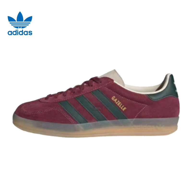 环adidas阿迪达斯三叶草男女鞋GAZELLE INDOOR运动鞋休闲鞋JH5403