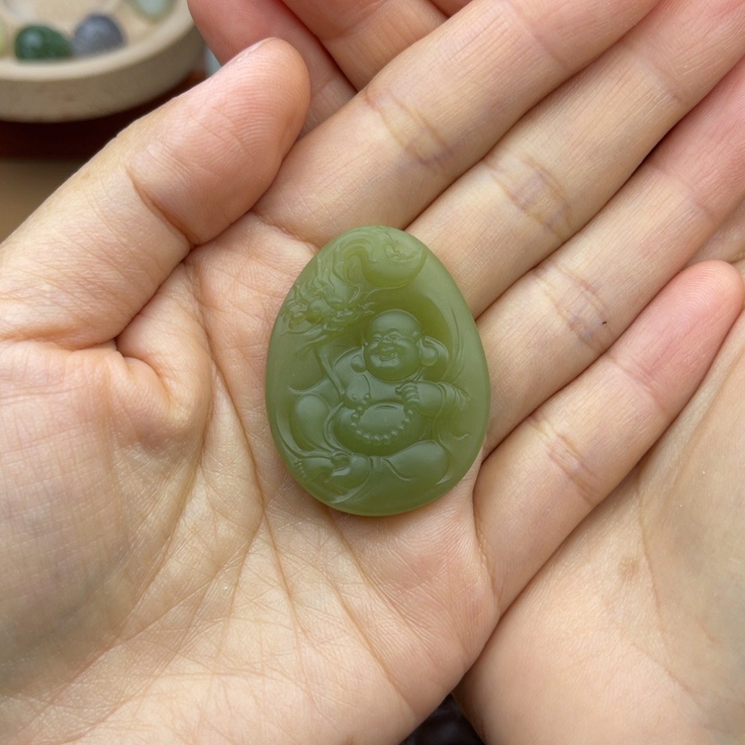 和田玉颈饰未镶嵌岁**好