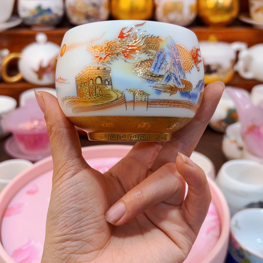 高端大气上档次陶瓷茶具