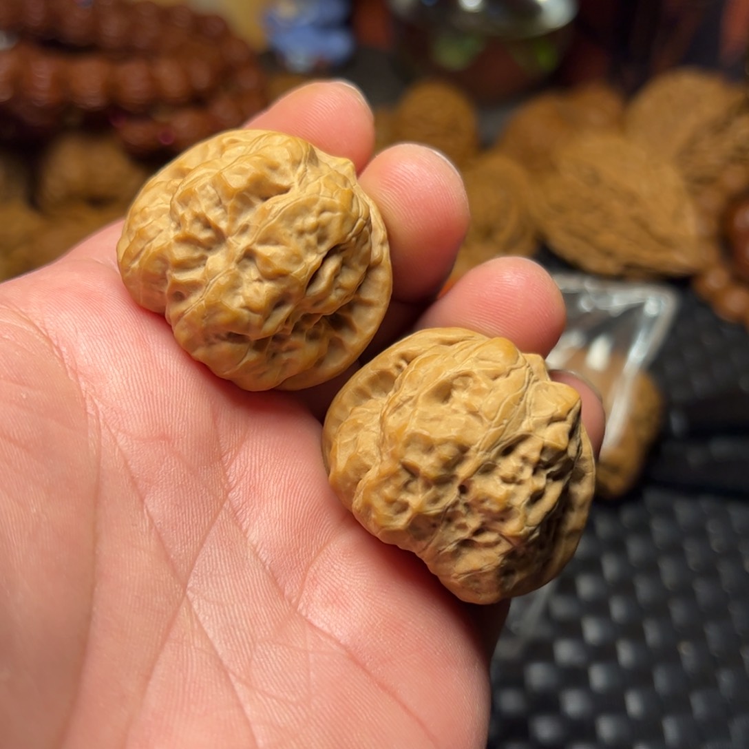 文玩核桃手串蛤蟆头尺寸37