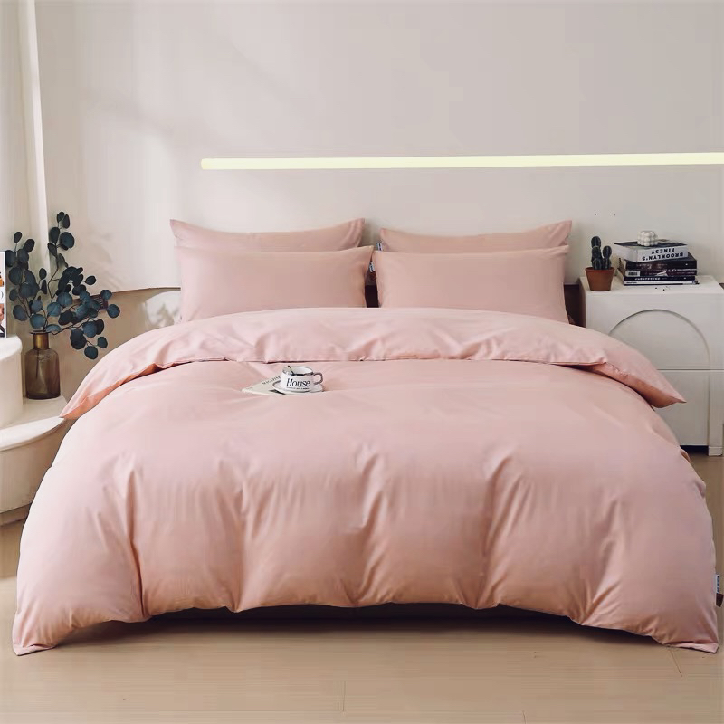 床品套件双人被轻奢全棉四季款四件套拍图有微色差
