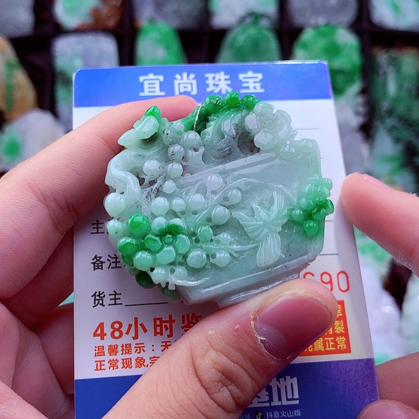 【闪购商品】翡翠颈饰未镶嵌挂件