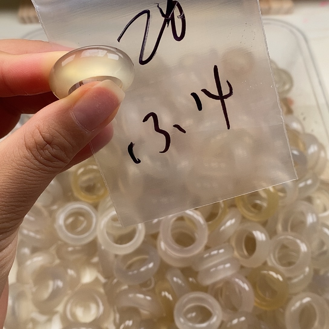 未镶嵌戒指玛瑙/玉髓