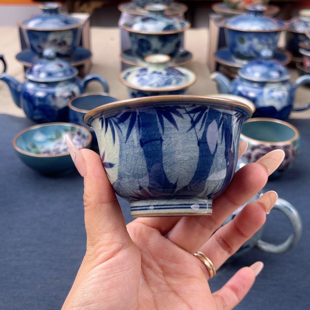 杯景德镇手绘手工茶具