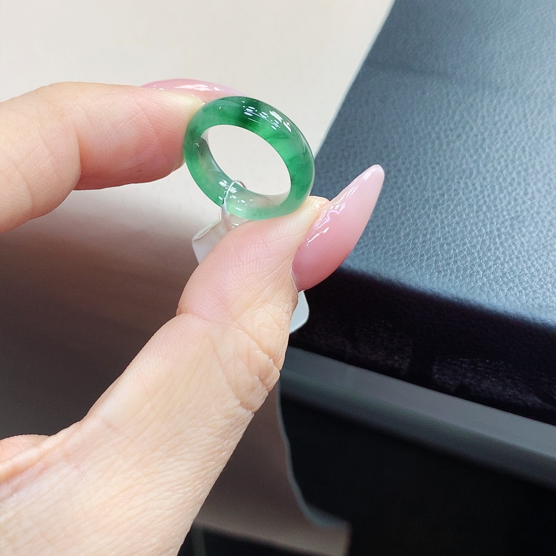 未镶嵌戒指翡翠6号