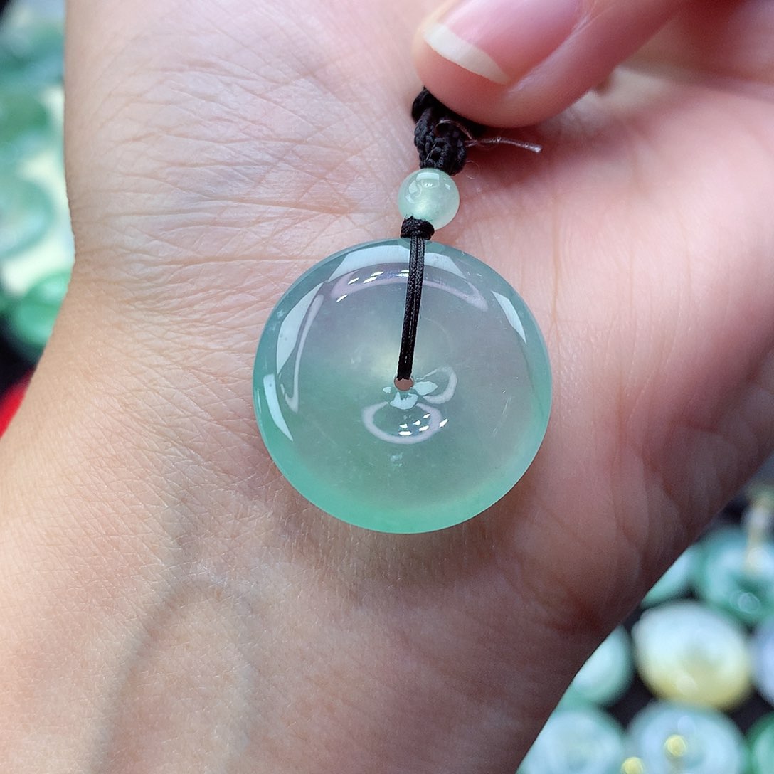 翡翠颈饰未镶嵌尺寸23-5.8