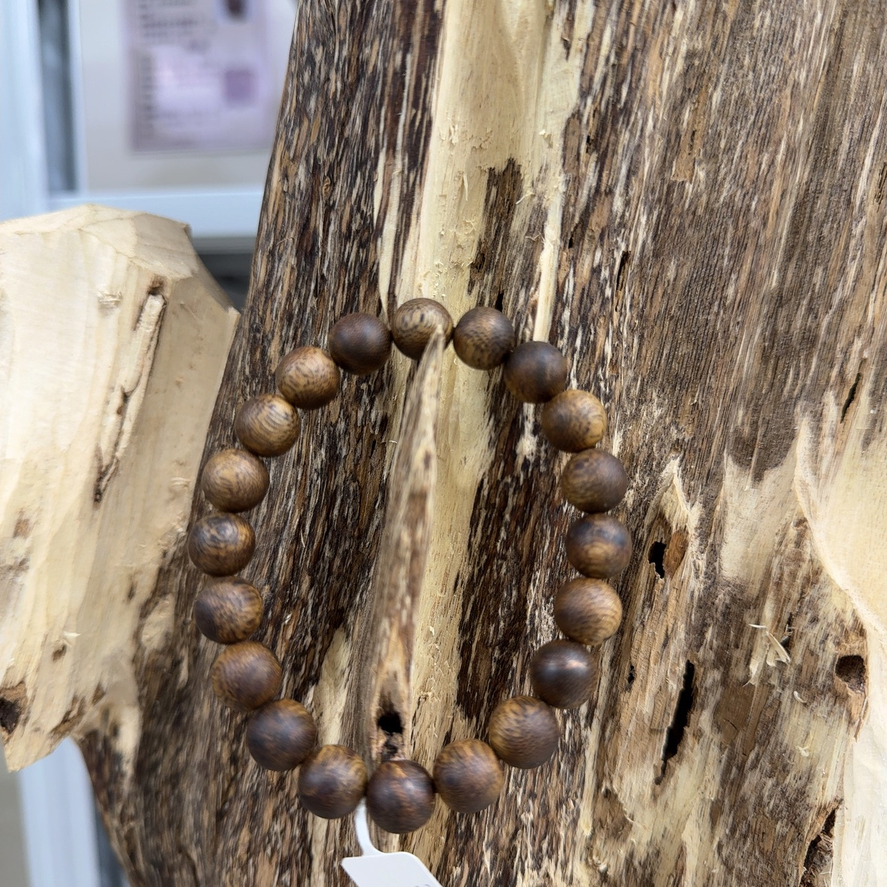 沉香蓝香1.0圆珠单圈手串 8克+