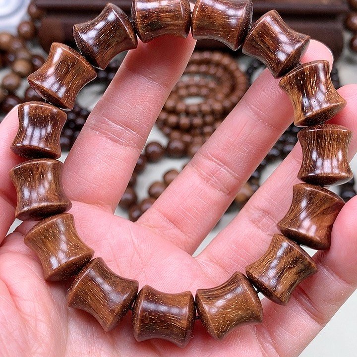 【闪购商品】贡木无事牌竹节珠15*13瘤疤福利