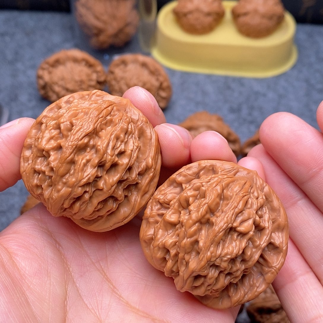 文玩核桃把件虎头42尺