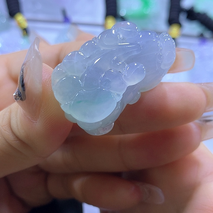 颈饰未镶嵌翡翠天然翡翠A货吊坠