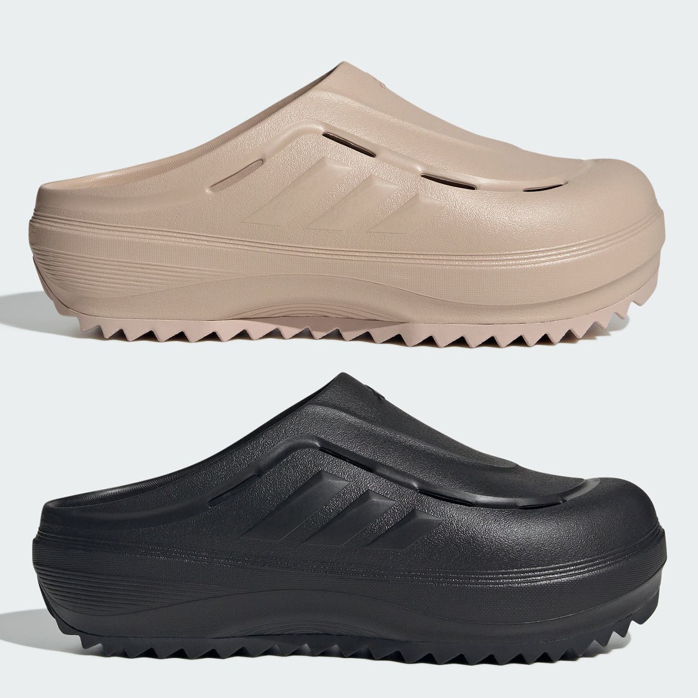 Adidas阿迪达斯OZWAVE CLOG稳定缓震回弹厚底拖鞋JR6759 JR6761