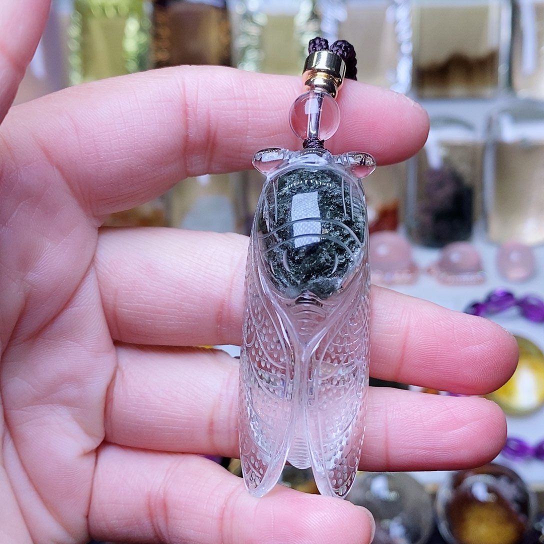 水晶水晶吊坠未镶嵌