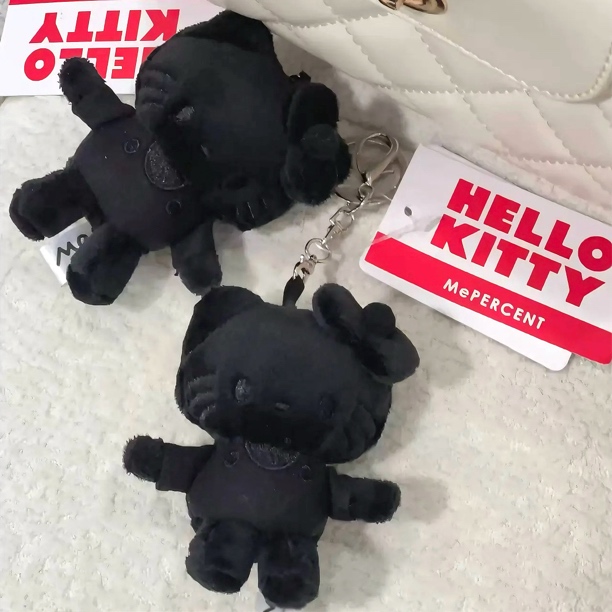 【宝藏库】me%联名全黑色小鼻嘎kitty挂件