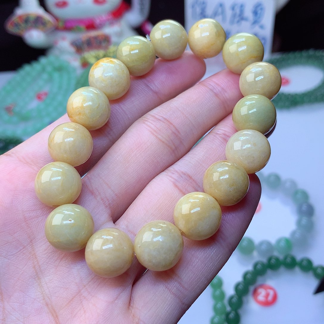 翡翠毛衣链未镶嵌