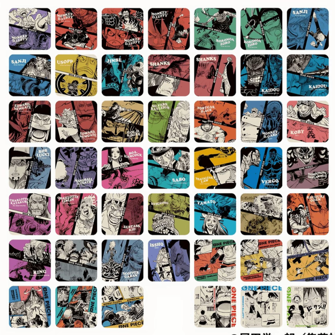 jf2026海贼王杯垫5弹 文件夹吧唧 混ip卡 斜插立牌 火影冰箱贴