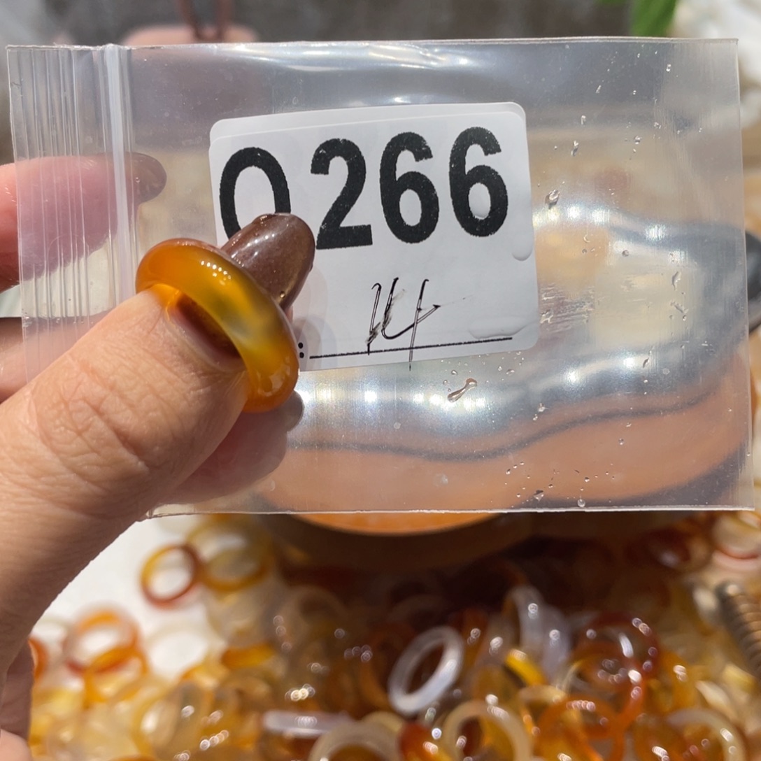 玛瑙/玉髓未镶嵌戒指266