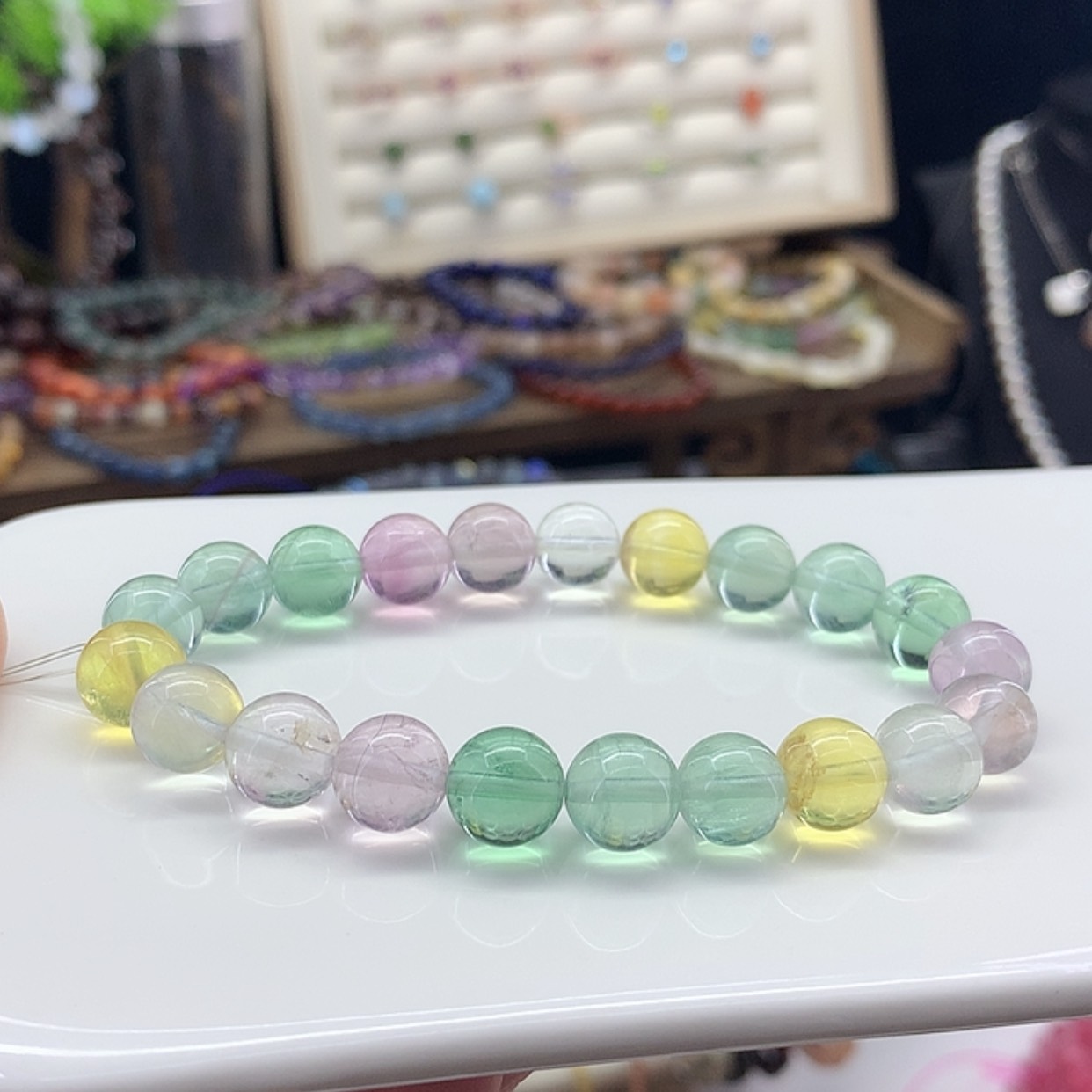 【闪购商品】萤石手串未镶嵌手串